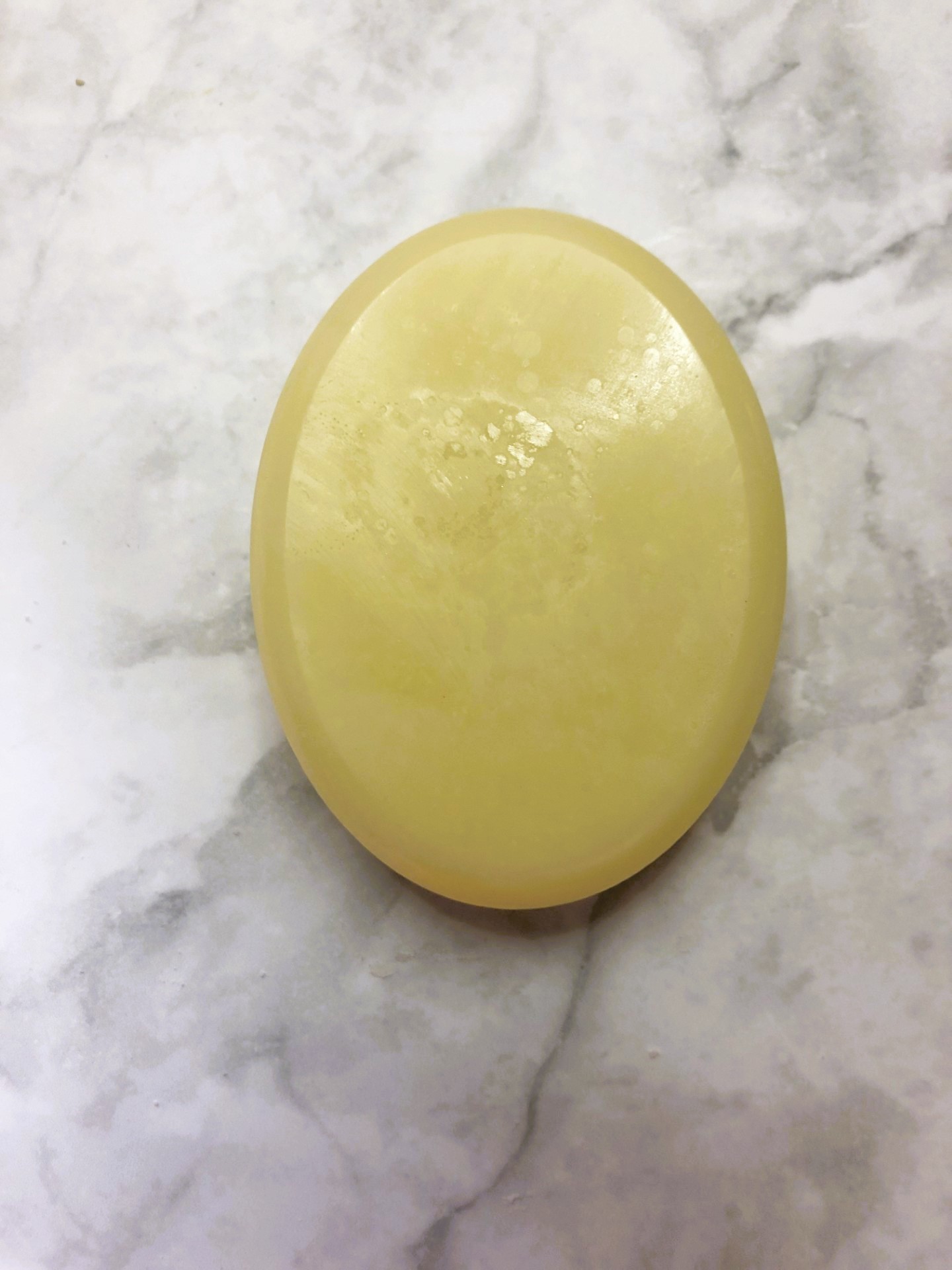 Single bar of rose geranium conditioner