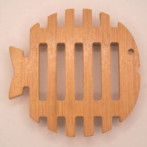 Wooden Fish Shaped Soap Dish
