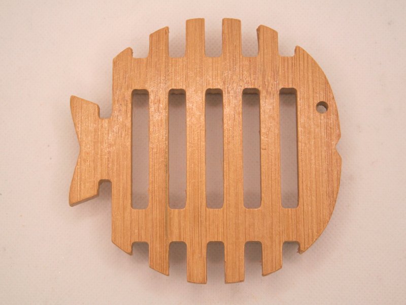 Wooden Fish Shaped Soap Dish