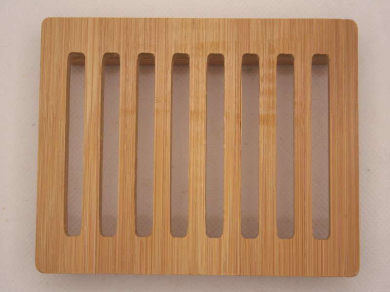 Wooden Rectangular Soap Dish
